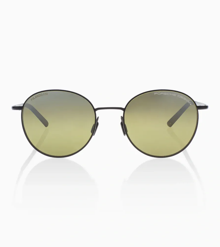 PORSCHE DESIGN Sunglasses P´8969 sluneční brýle černo hnědé se zelenými skly pol.