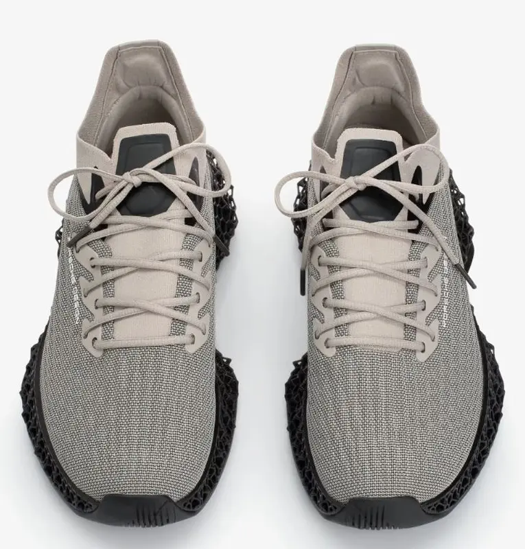PORSCHE DESIGN 3D MTRX II Trainers Obuv sportovní volnočasová šedobéžová