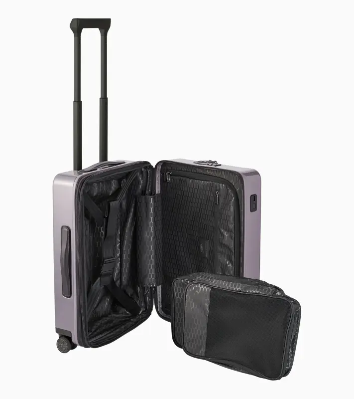 PORSCHE DESIGN Roadster Hardcase 4W Business Trolley S Manažerské zavazadlo kufr skořepinový velikost S levandulově fialová TSA USB