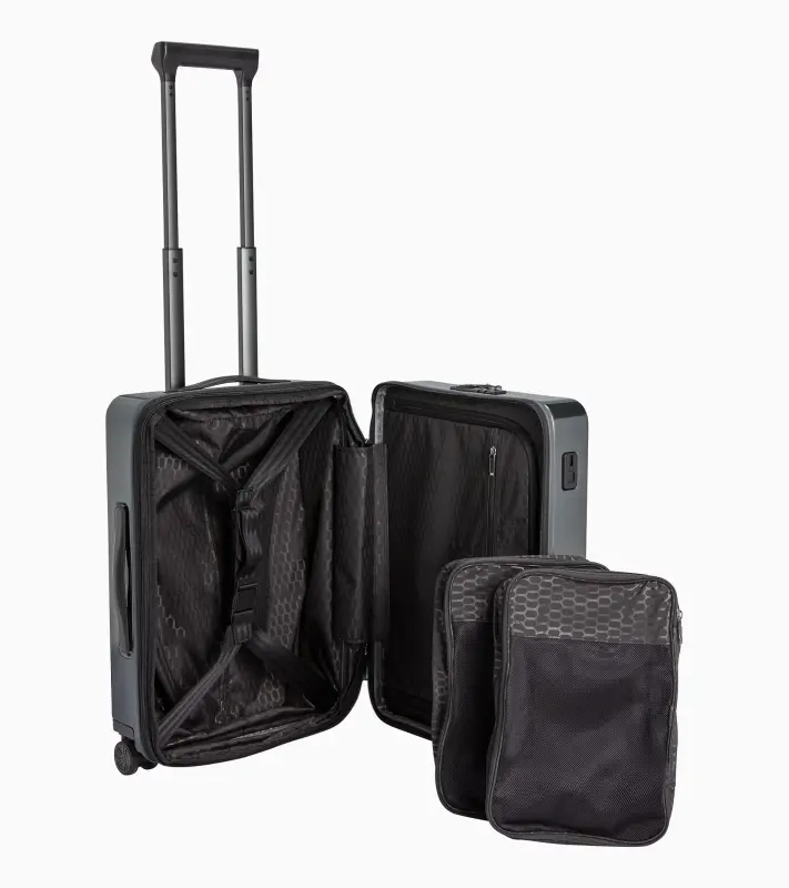 PORSCHE DESIGN Roadster Hardcase 4W Business Trolley S Manažerské zavazadlo kufr skořepinový velikost S šedá TSA USB
