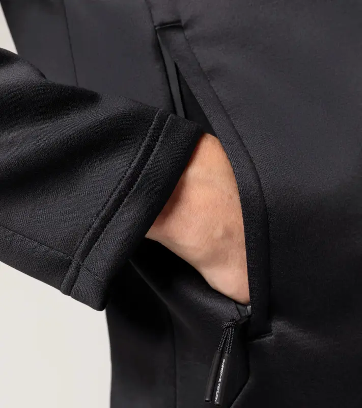 PORSCHE DESIGN Hooded sweat jacket Mikina s kapucí černá