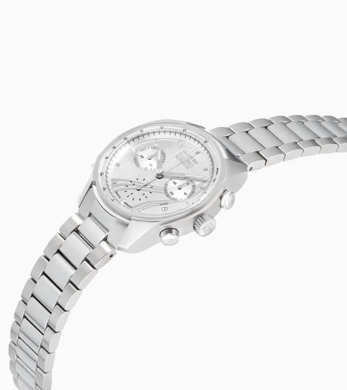 PORSCHE Chronograph Martini Racing® Hodinky náramkové vodotěsné nerezová ocel stříbrná
