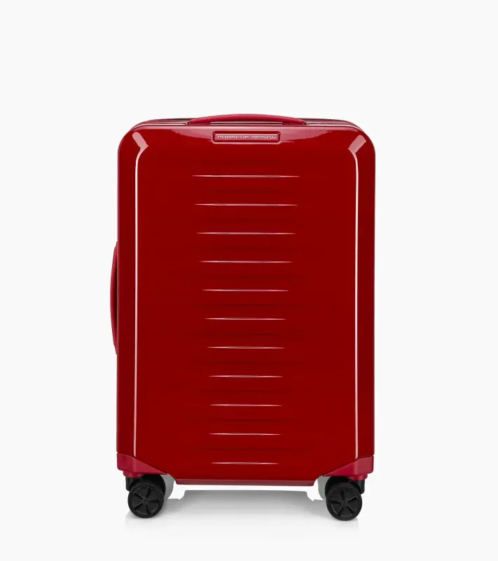 PORSCHE DESIGN Roadster Hardcase Trolley S Kufr lehké kabinové skořepinové zavazadlo červené lesklé USB TSA