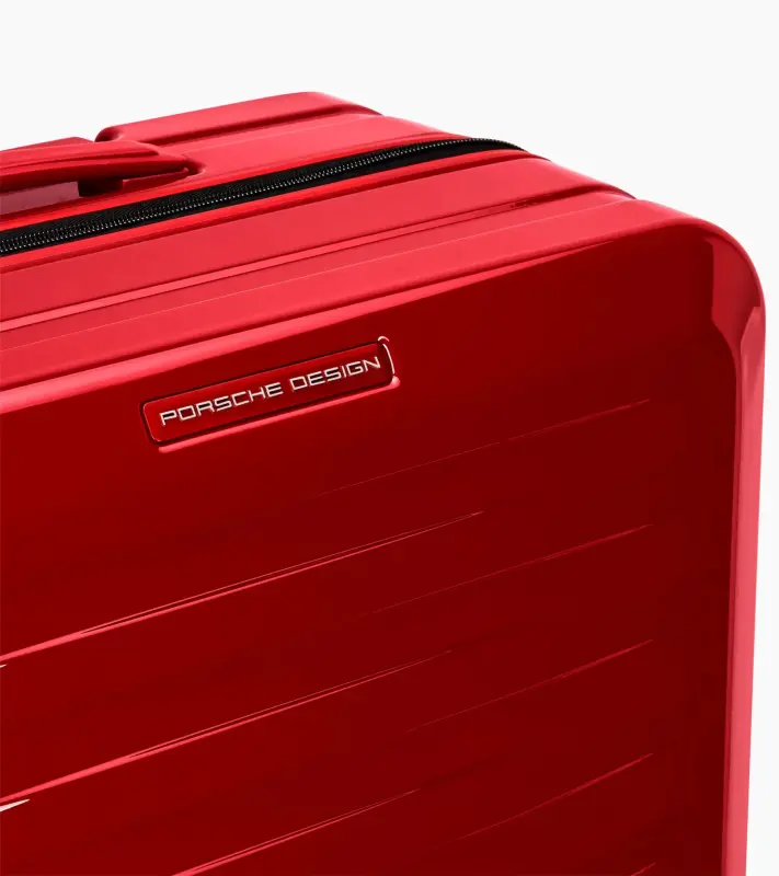 1+1 PORSCHE DESIGN Roadster Hardcase Trolley Set M+S Sada kufrů cestovních zavazadel lehké skořepinové TSA červené lesklé