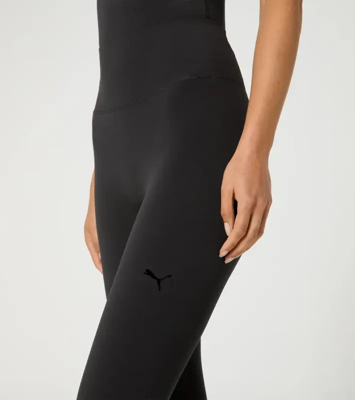 PORSCHE 7/8 leggings Cayenne Electric Lifestyle Legíny volnočasové sportovní s vysokým pasem černá