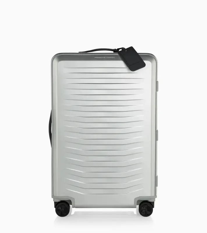 PORSCHE DESIGN Leather Handle Set Roadster Aluminium Trolley Sada kožených rukojetí na zavazadla pro barevnou personalizaci