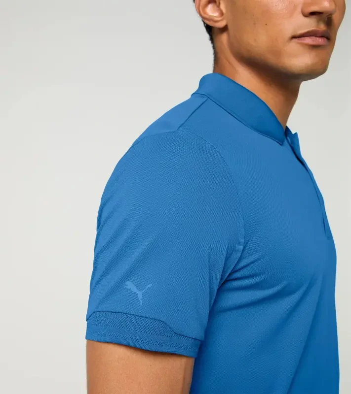 PORSCHE DESIGN Men's Polo Shirt Polokošile tričko s límečkem a knoflíčky s UV faktorem 30+ modrá