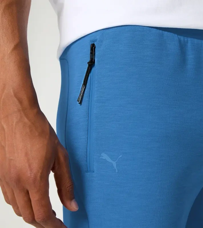 PORSCHE DESIGN Sweat Pants Kalhoty volnočasové sportovní funkční mírně strečové čistě modrá