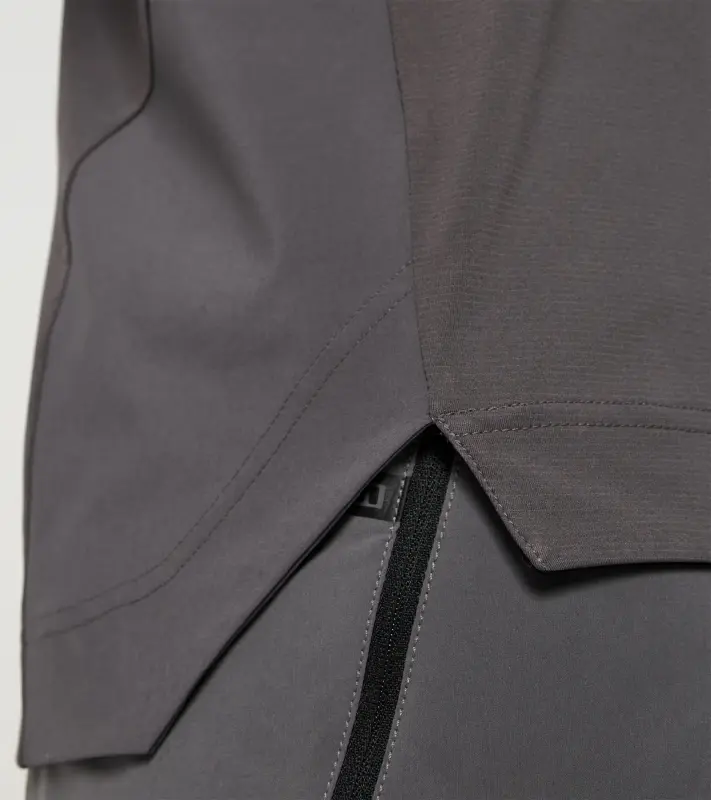 PORSCHE Bike shirt Unisex Tričko cyklistické sportovní funkční s potiskem a logem antracitová šedá