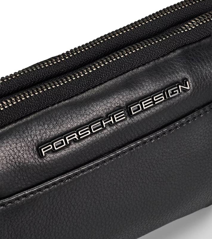 PORSCHE DESIGN Roadster Leather Travel Pouch  Kožené cestovní pouzdro černá