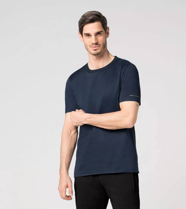PORSCHE DESIGN Essential Tee Tričko s kulatým výstřihem námořní modrá