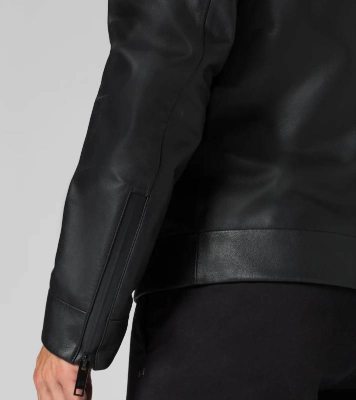 PORSCHE DESIGN Active Leather Jacket Bunda kožená černá