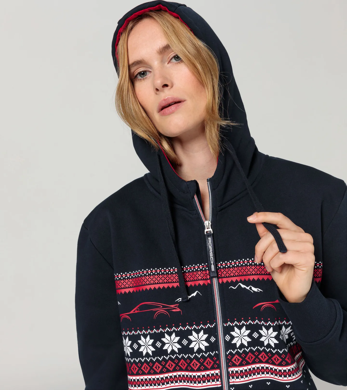 PORSCHE Unisex jumpsuit Christmas Kombinéza pro dospělé vánoční dekor tmavě modrá