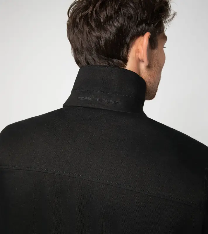 PORSCHE DESIGN Active driving blouson Lehká bunda s podšívkou pro jarní a podzimní období černá