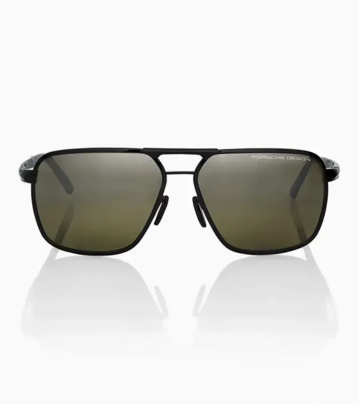 PORSCHE DESIGN Sunglasses P´8966 Sluneční brýle černé se zelenými skly polarizované