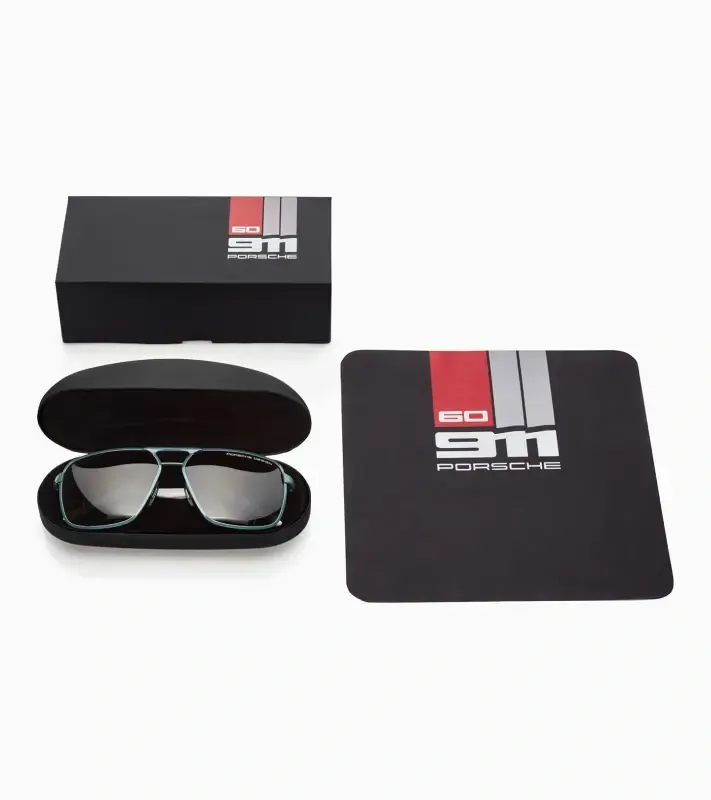 PORSCHE DESIGN Sunglasses P´8966 Sluneční brýle modrobílé a šedými skly polarizované