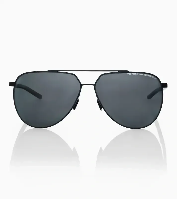 PORSCHE DESIGN Sunglasses P´8968 Sluneční brýle pilotky černoolivové s polarizovanými skly v šedé