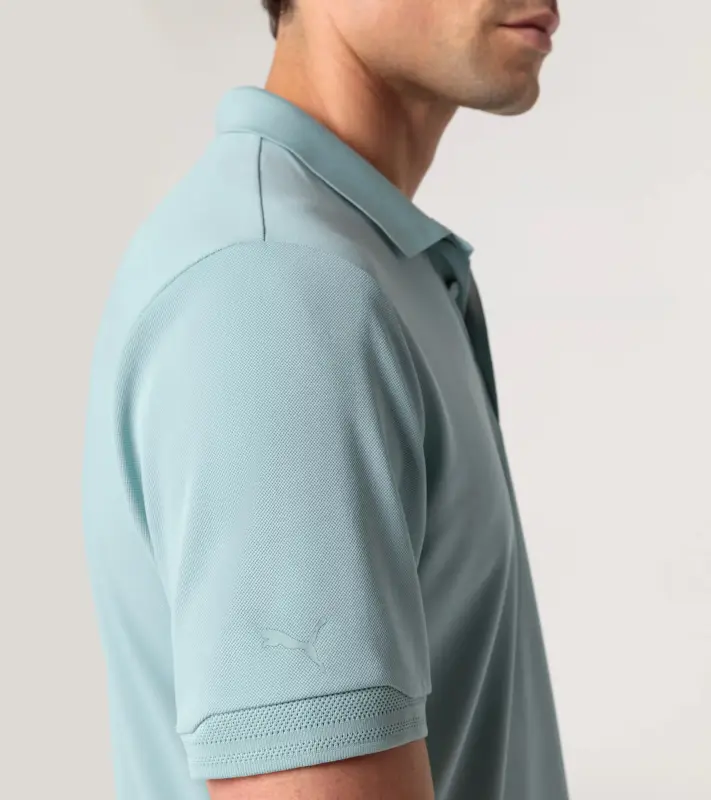 PORSCHE DESIGN Men's Polo Shirt Polokošile tričko s límečkem a knoflíčky mátová zelená