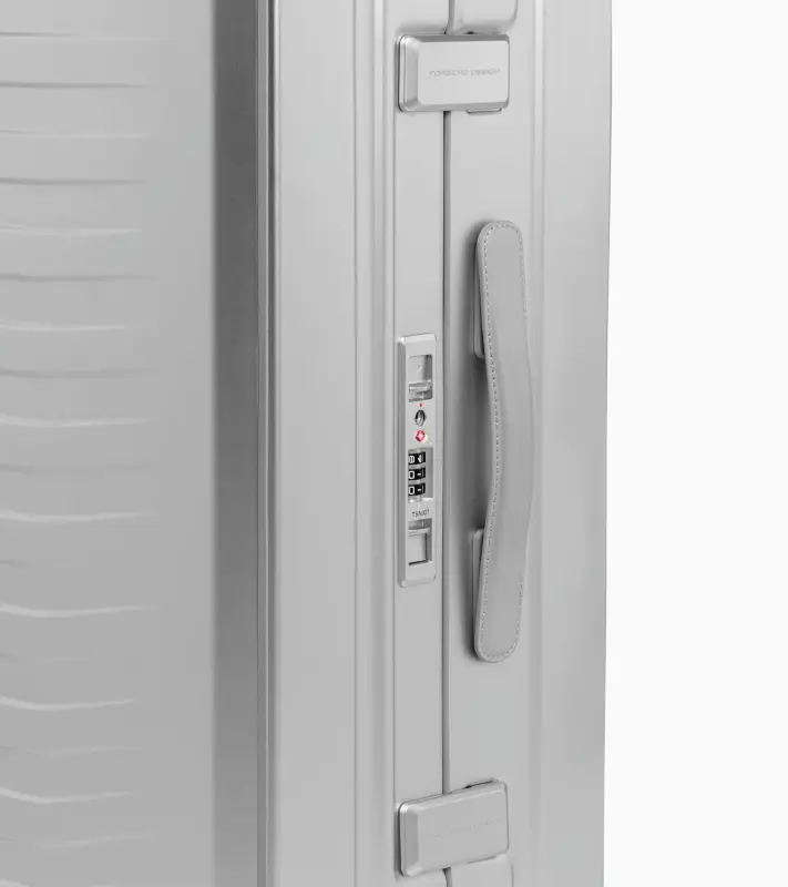 1+1 PORSCHE DESIGN Roadster Aluminum Trolley Set M+S Sada cestovních zavazadel kufrů stříbrná TSA