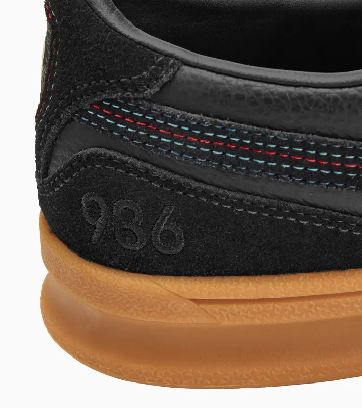 PORSCHE Lifestyle Edition trainers sneaker MARTINI RACING® Obuv sportovně volnočasová černá s ikonickými barevnými pruhy