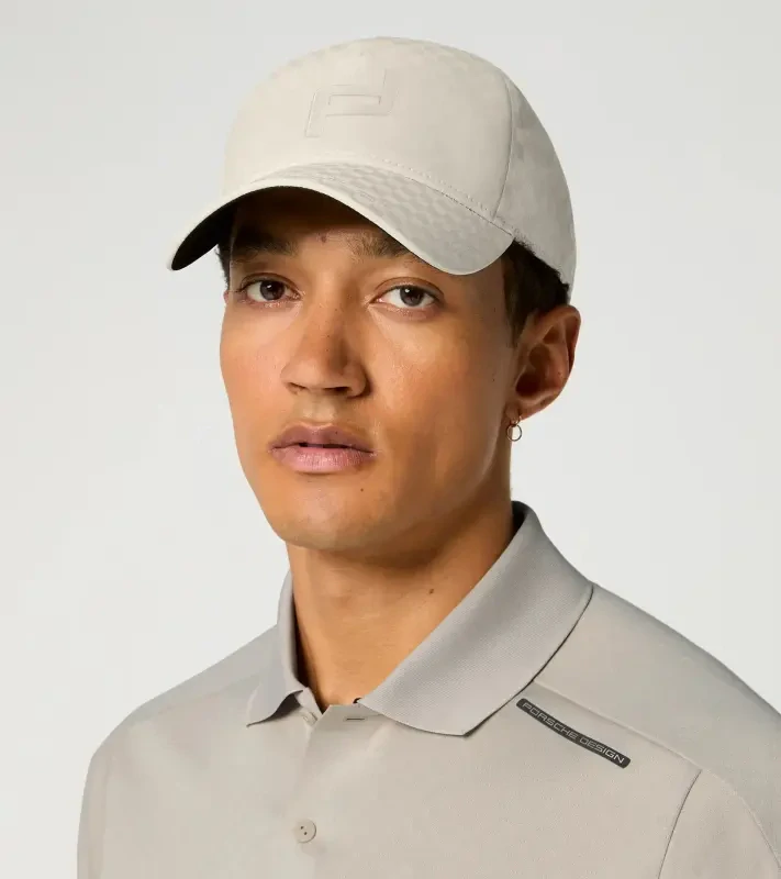 PORSCHE DESIGN Sport-Tex Cap Čepice kšiltovka z kvalitního žakáru s logem béžová
