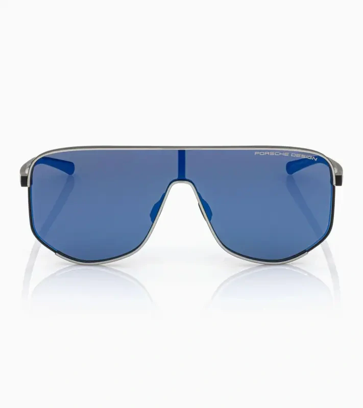 PORSCHE DESIGN P'86007 Targa #1 Sunglasses by Orlando Bloom Sluneční brýle šedočerné s modrými polarizovanými skly