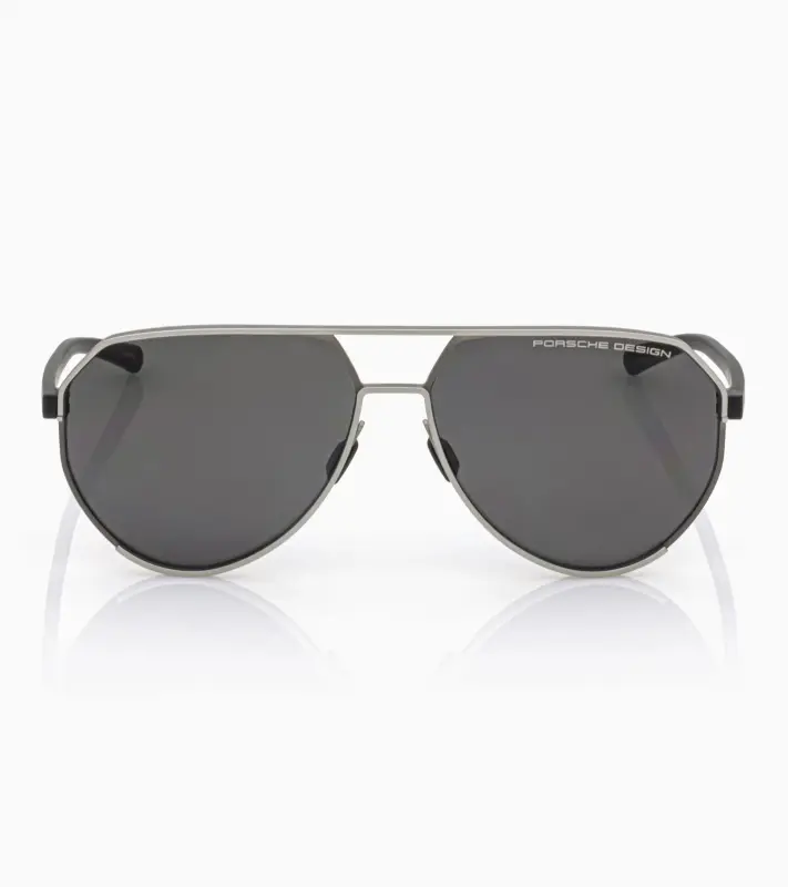 PORSCHE DESIGN P'8996 Targa #3 Sunglasses Sluneční brýle stříbrošedé s kouřovými polarizovanými skly