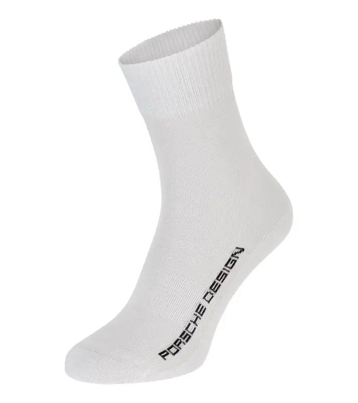 PORSCHE DESIGN Socks Sportovní ponožky 3 páry černá šedá bílá