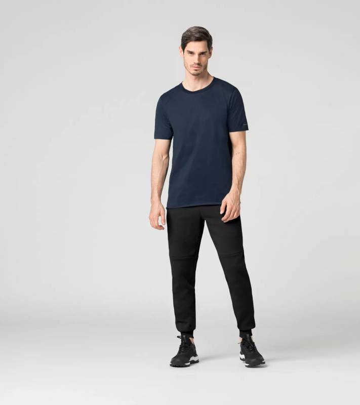 PORSCHE DESIGN Essential Tee Tričko s kulatým výstřihem námořní modrá