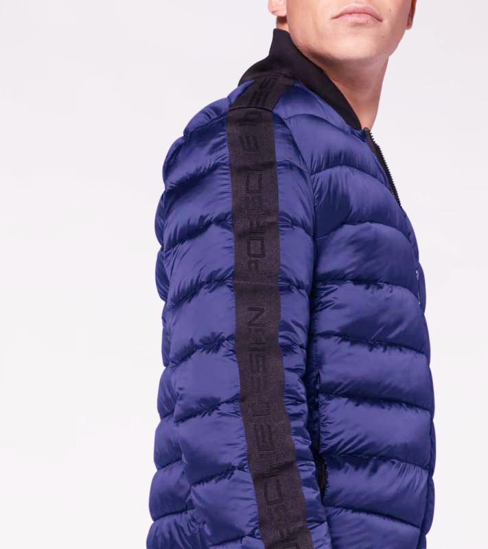 PORSCHE DESIGN Lightweight Jacket Bunda odlehčená prošívaná tmavě modrá