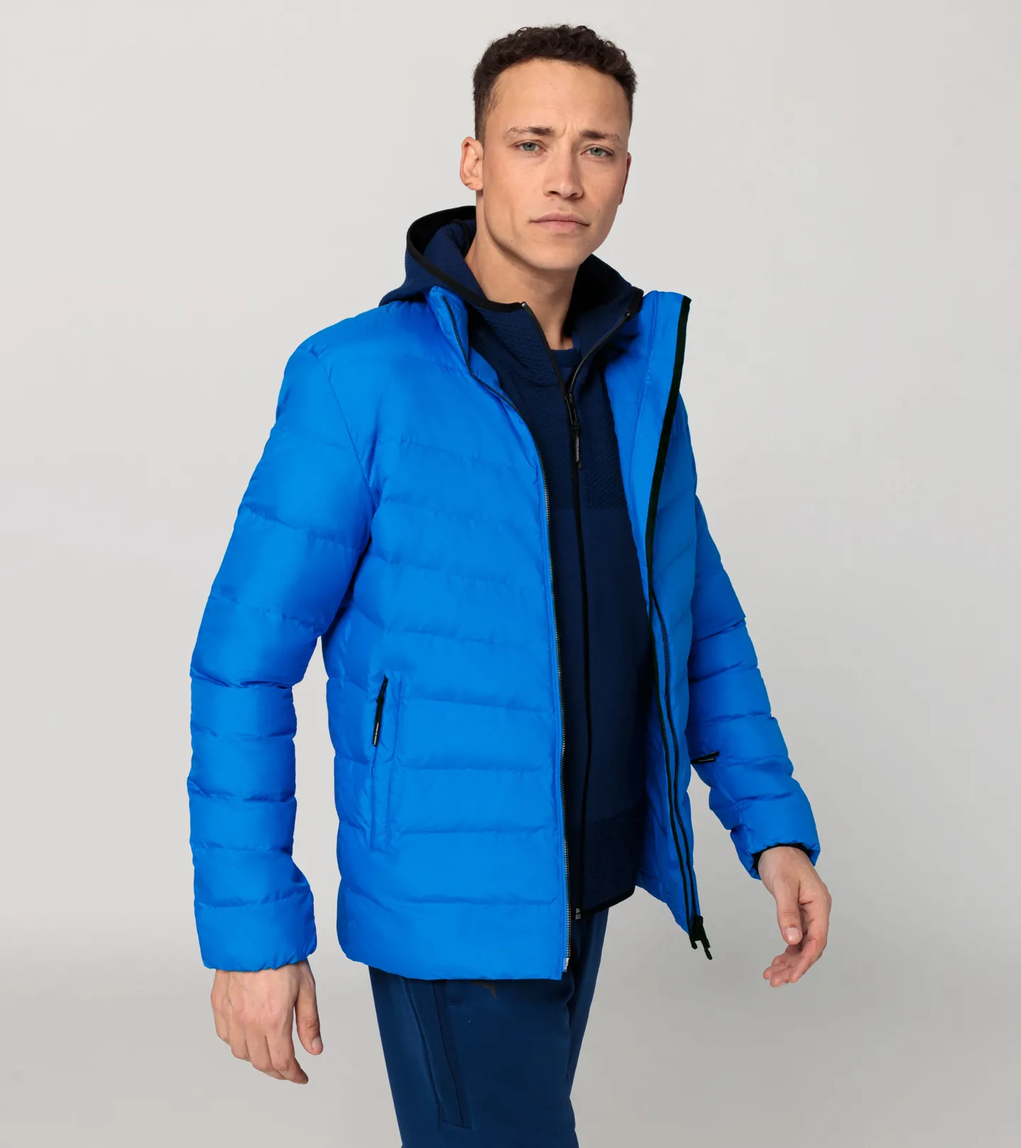 PORSCHE DESIGN Light Packable Jacket Odlehčená prošívaná bunda ultra modrá