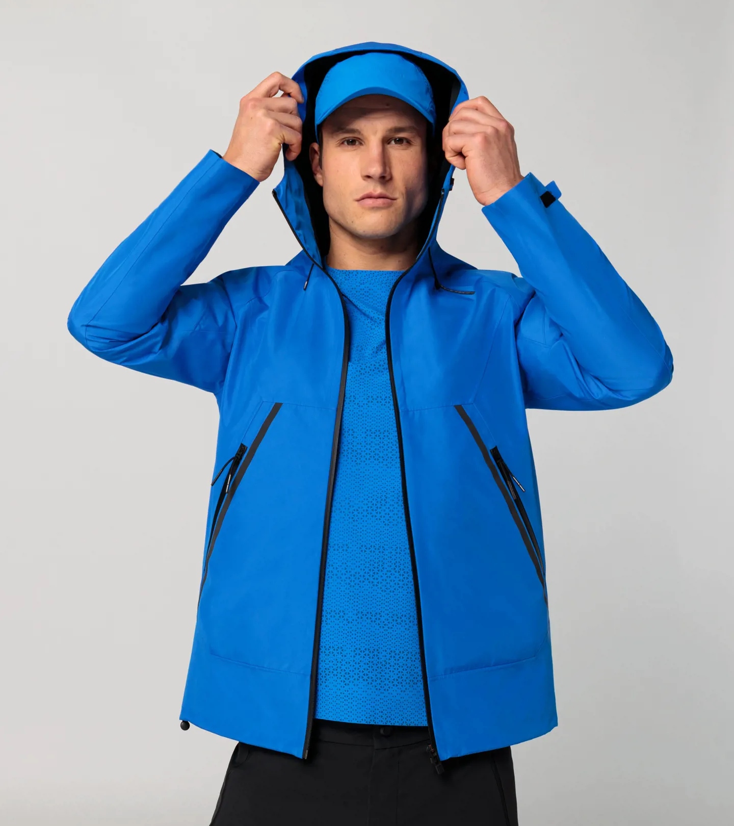 PORSCHE DESIGN Triatex jacket Bunda funkční outdoorová ultra modrá