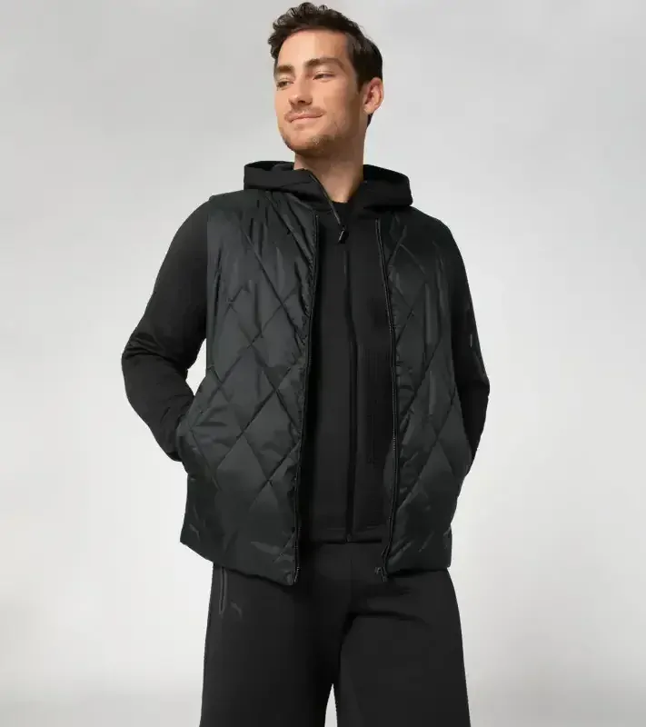PORSCHE DESIGN Packlite vest Vesta odlehčená prošívaná černá