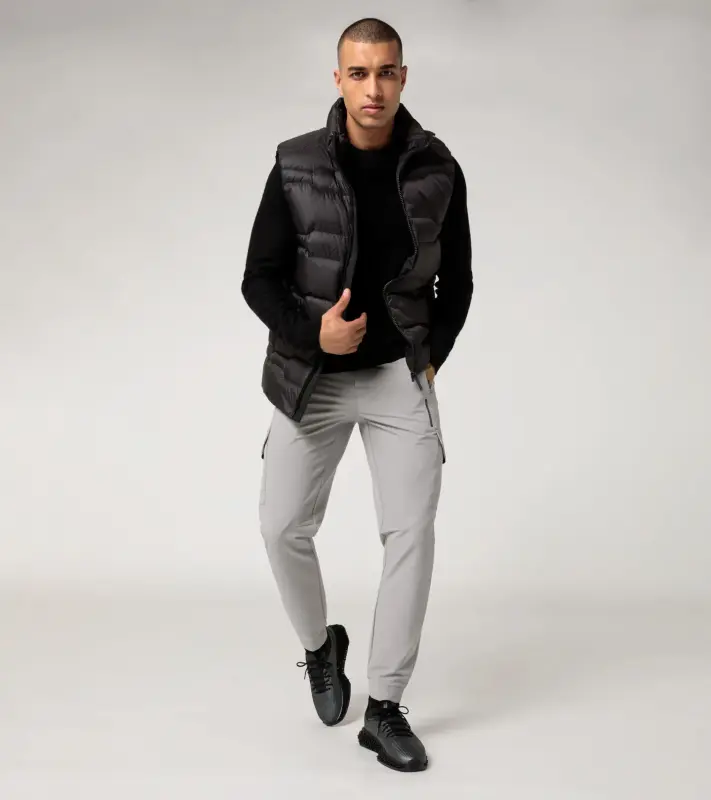 PORSCHE DESIGN Padded Vest Vesta odlehčená prošívaná černá puma
