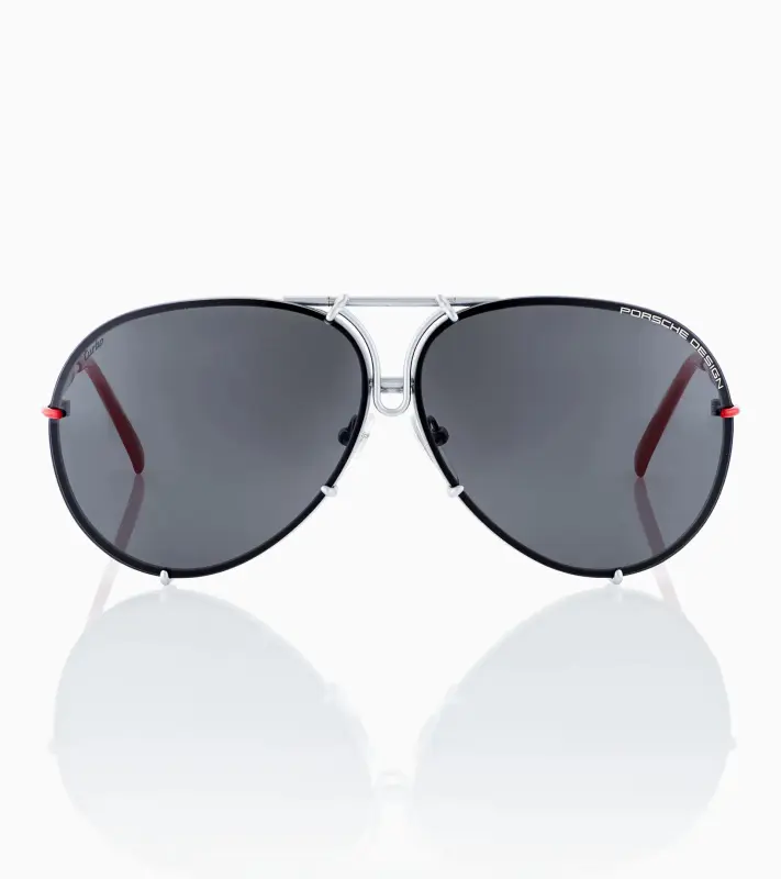 PORSCHE DESIGN Sunglasses P´8478 Turbo No.1 Sluneční brýle s výměnnými skly šedé kárované nebo se skly v tmavší šedé