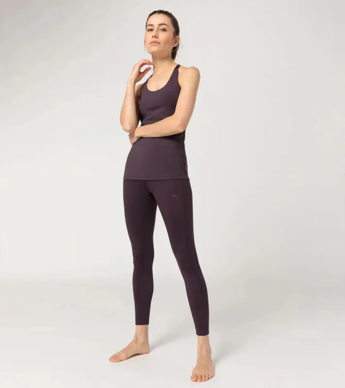 PORSCHE Women's Tank Top Yoga Capsule Collection Tílko dámské volnočasové fitness yoga ostružinová