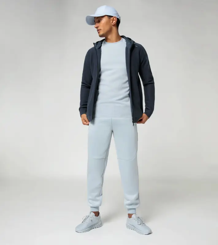 PORSCHE DESIGN Wool Mix Jacket Bunda sportovní s kapucí z merina tmavě modrá
