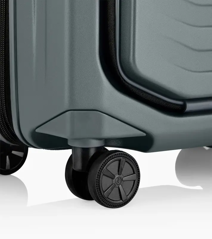 PORSCHE DESIGN Roadster Hardcase Business Trolley S Zavazadlo kufr  cestovní manažerský skořepinový šedý USB TSA