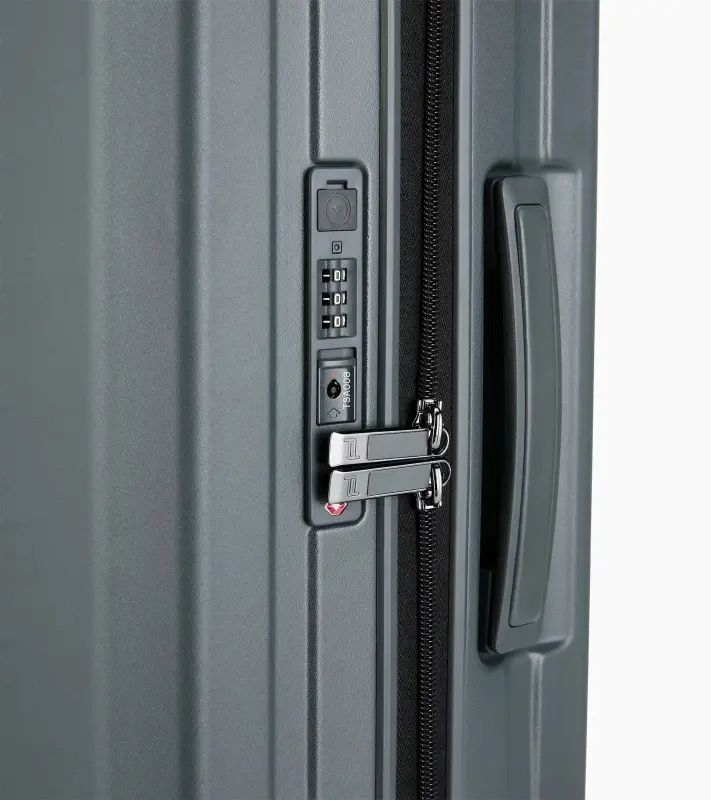 PORSCHE DESIGN Roadster Hardcase Trolley S Kufr lehké kabinové skořepinové zavazadlo břidlicově šedé USB TSA