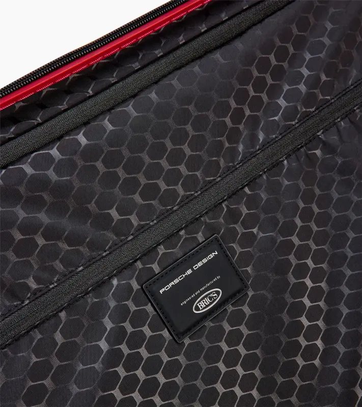 1+1 PORSCHE DESIGN Roadster Hardcase Trolley Set M+S Sada kufrů cestovních zavazadel lehké skořepinové TSA červené lesklé