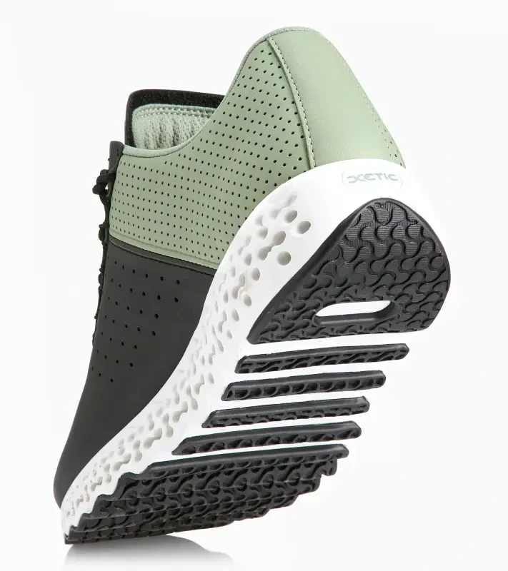 PORSCHE DESIGN Xetic V Sneakers Obuv volnočasová sportovní kožená odlehčená mátová zelená s černou