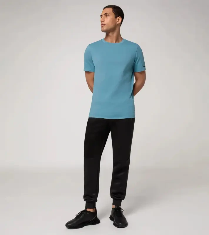 PORSCHE DESIGN Men´s T-Shirt Essential Tričko pánské volnočasové bavlněné světle modrá