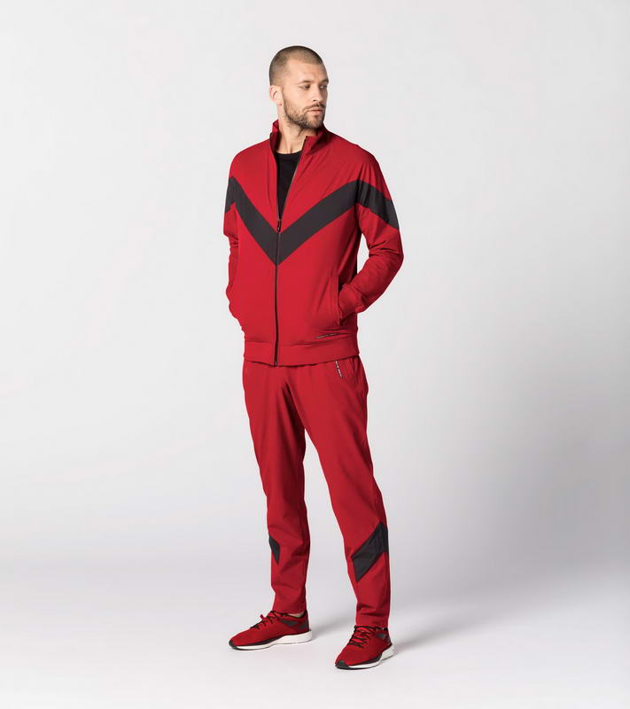 Porsche Design MCS WOVEN PANTS tepláky červené