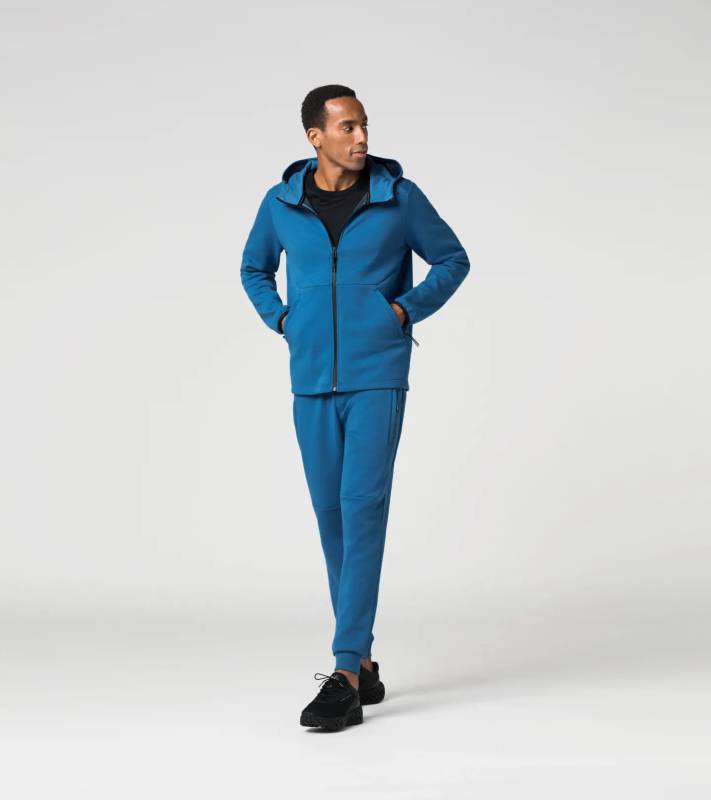 PORSCHE DESIGN RCT Hooded Sweat Jacket Mikina s kapucí funkční modrá
