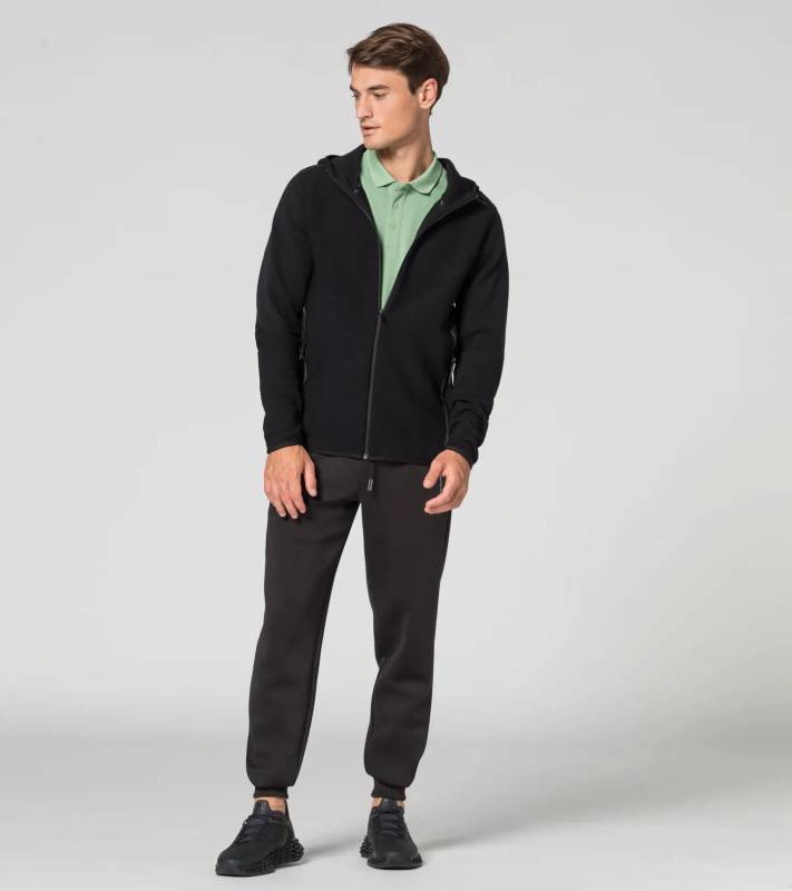 PORSCHE DESIGN EvoKNIT® Midlayer Jacket Mikina volnočasová lehká funkční černá