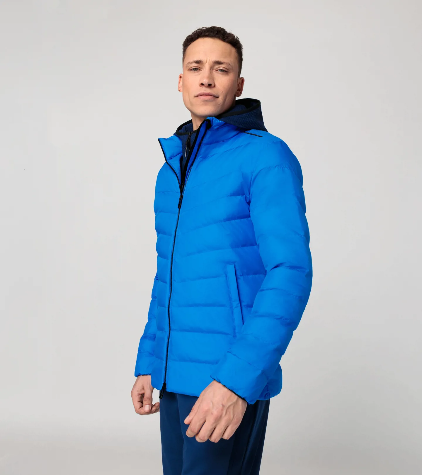 PORSCHE DESIGN Light Packable Jacket Odlehčená prošívaná bunda ultra modrá