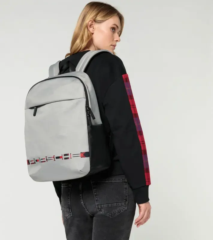 PORSCHE Backpack Turbo No. 1 Batoh dámský do města světle šedá
