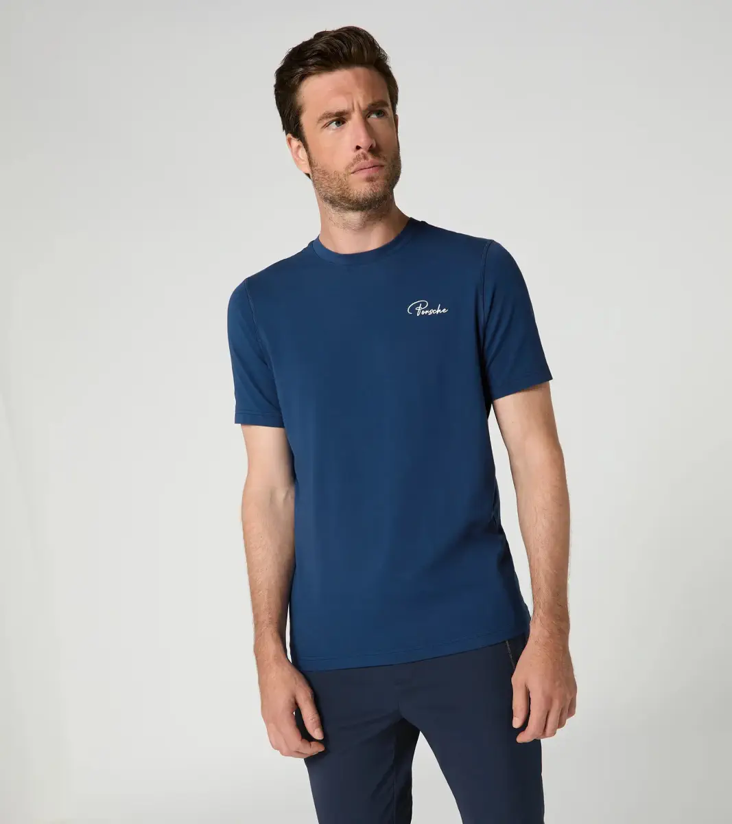 PORSCHE T-shirt – 911 Targa 60Y tričko modré s potiskem