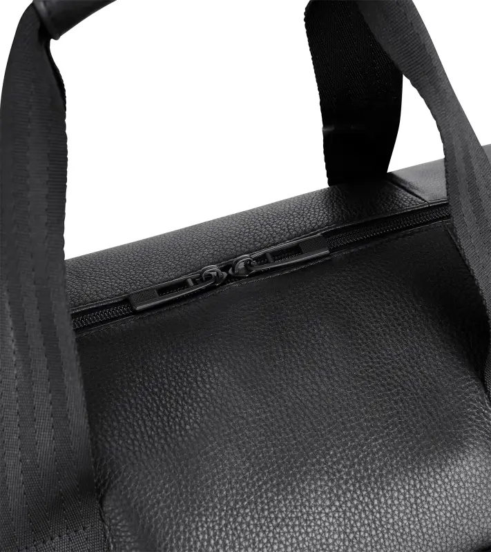 PORSCHE DESIGN Roadster Leather Weekender Zavazadlo taška velká cestovní s vnitřním organizérem a kapsami na zip černá