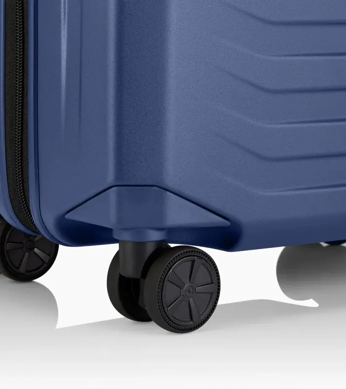 PORSCHE DESIGN Roadster Hardcase Trolley S Kufr lehké kabinové skořepinové zavazadlo modré matné USB TSA